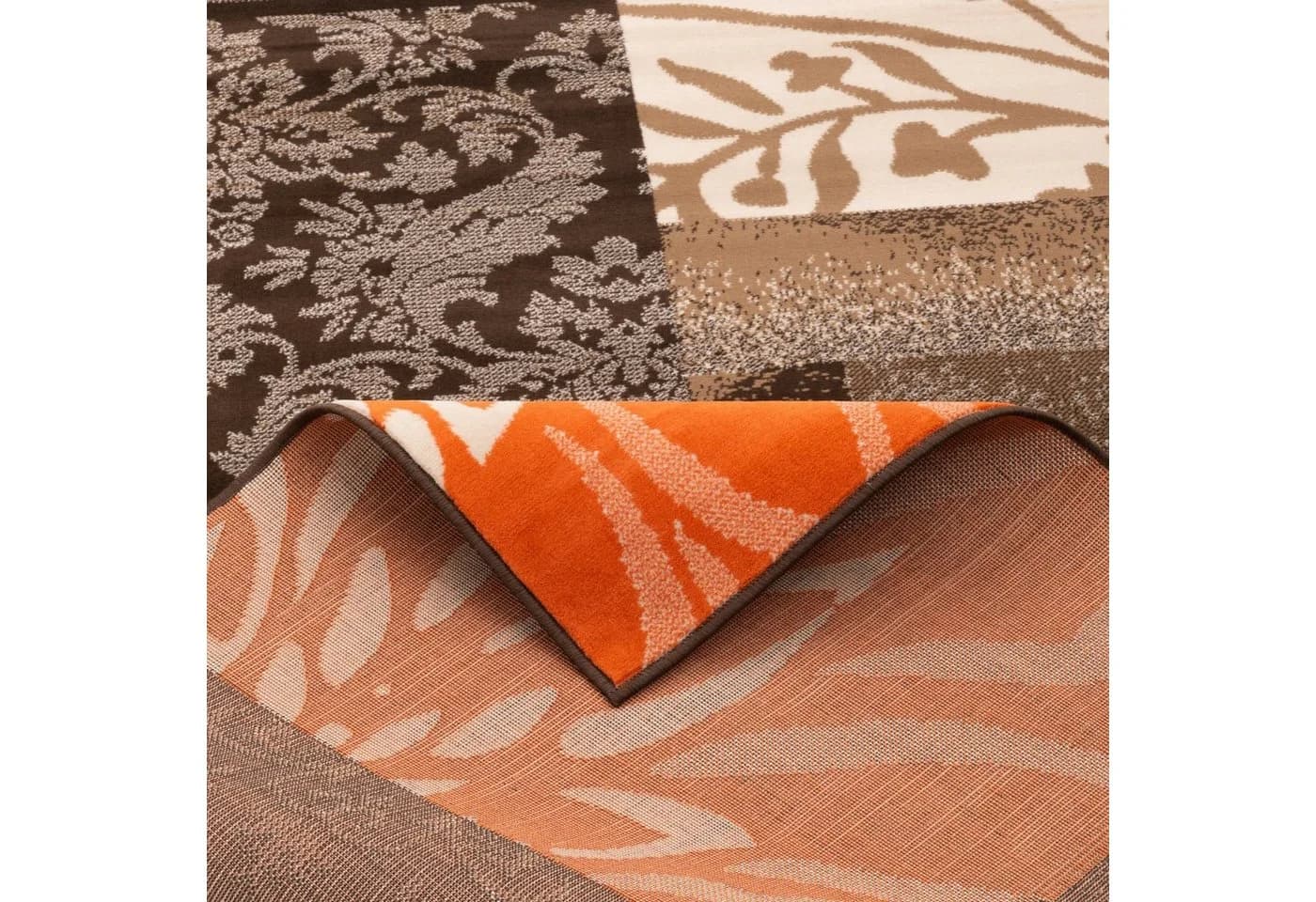 Pergamon Designteppich Samba Braun Kurzflor Velours - Bild 4
