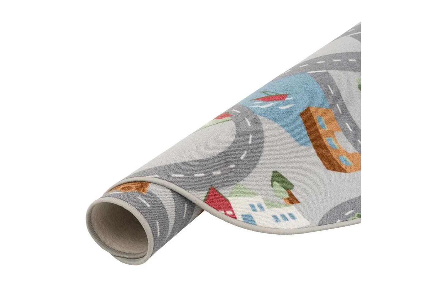 Snapstyle Kinderteppich Fun Town Rund Bunt Straßendesign - Bild 4