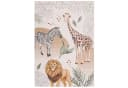Pergamon Maui Kids Kinderteppich Giraffe Zebra Löwe Bild 3