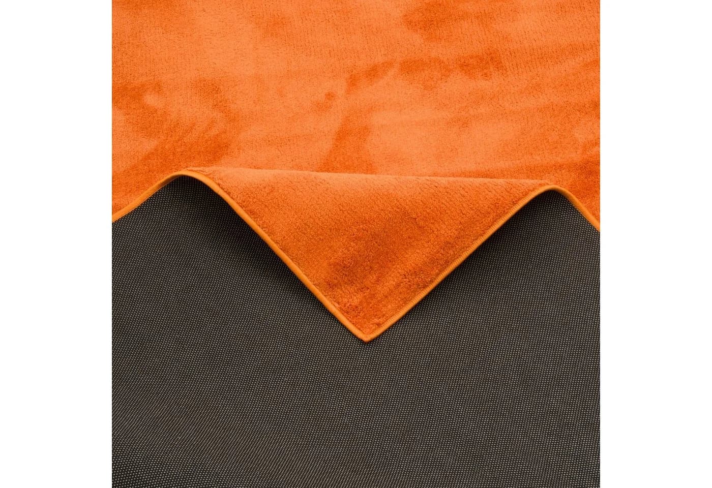 Snapstyle Hochflor-Teppich Orange Super Soft Deluxe Rechteckig - Bild 3