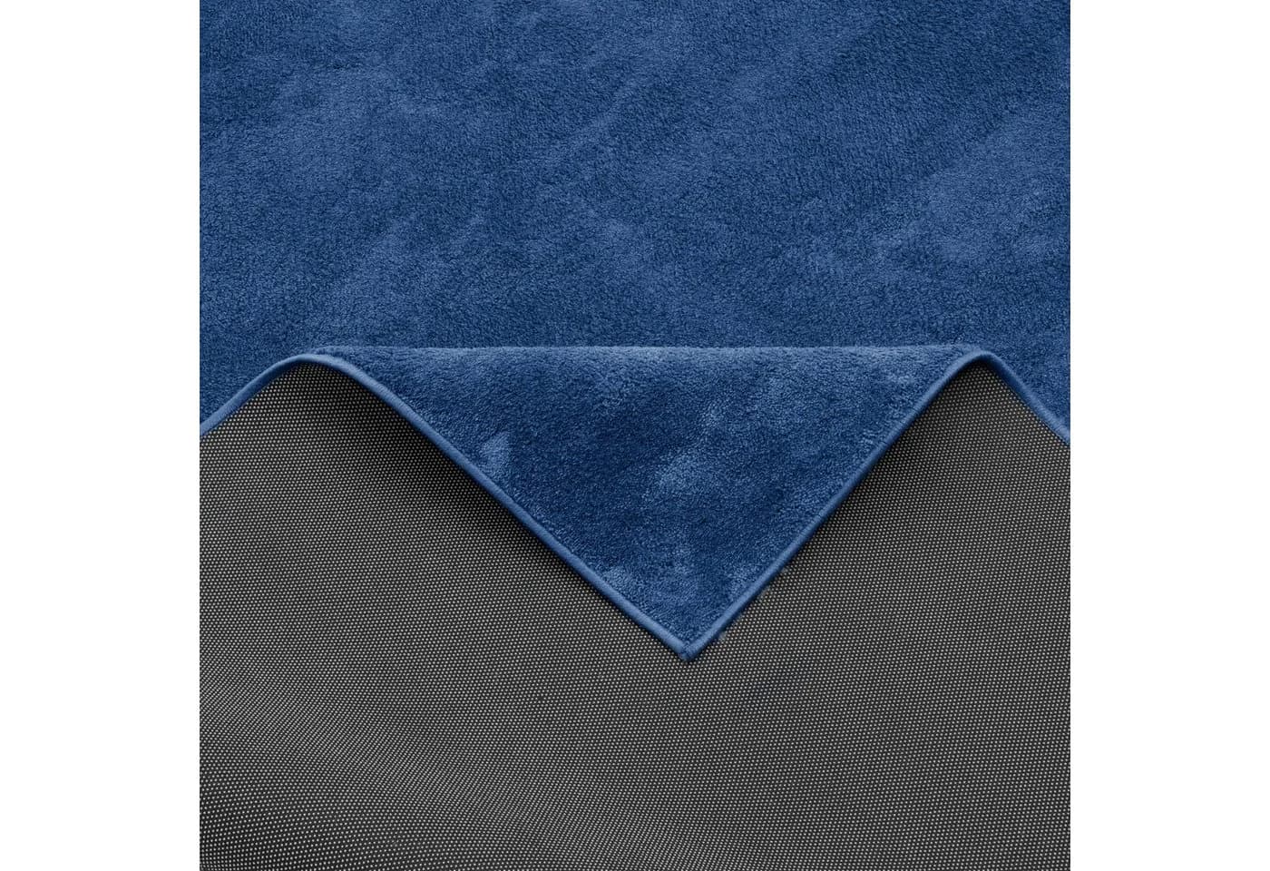 Snapstyle Hochflor-Teppich Dunkelblau Luxus Super Soft - Bild 3