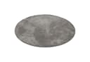 Pergamon Hochflor-Teppich Silky Rund Grau 30 mm Florhöhe Bild 5