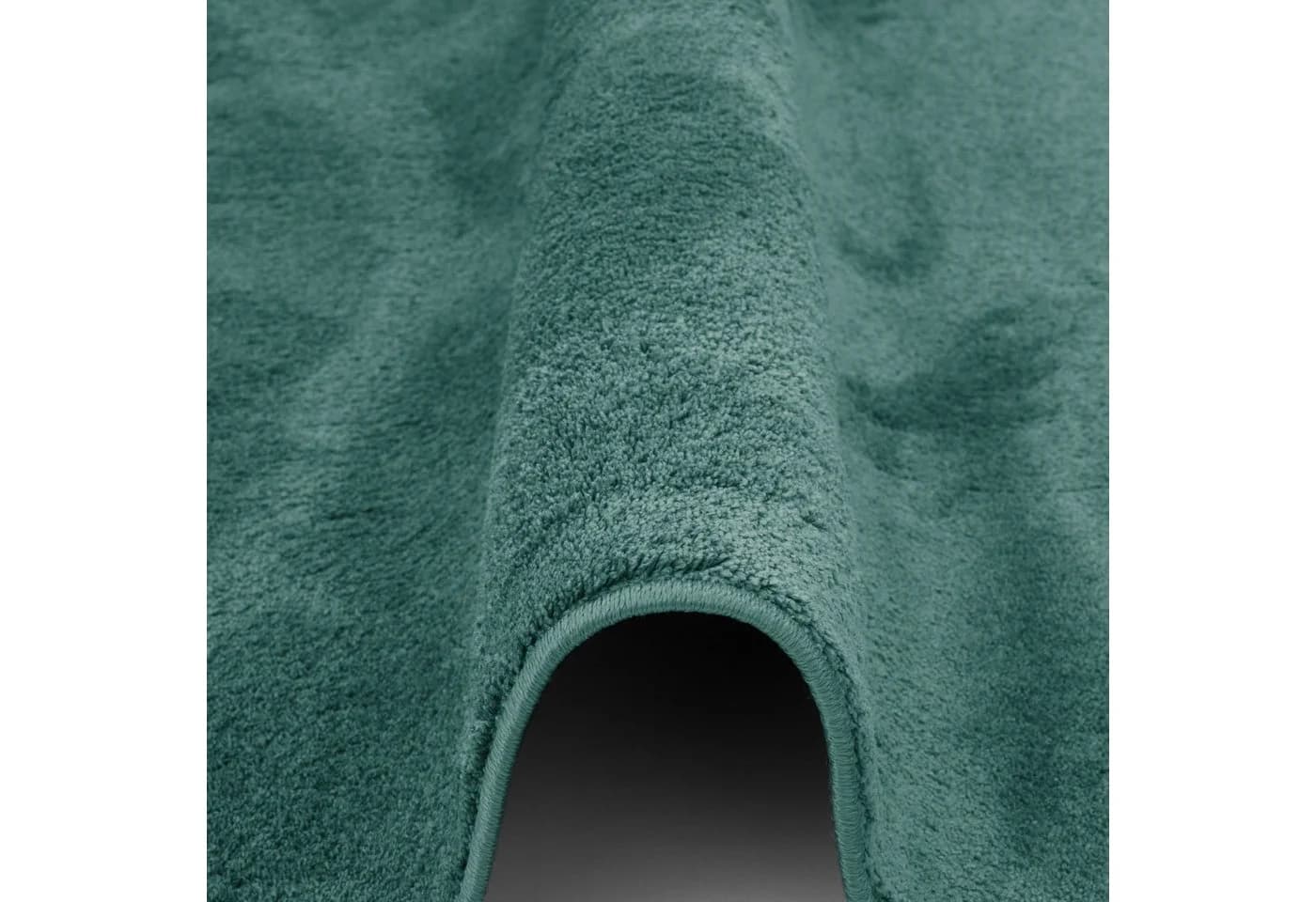 Pergamon Melia Hochflor-Teppich Rund Grün - Bild 3