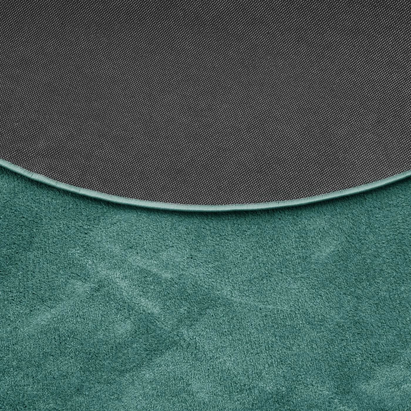 Pergamon Melia Hochflor-Teppich Rund Grün - Bild 4