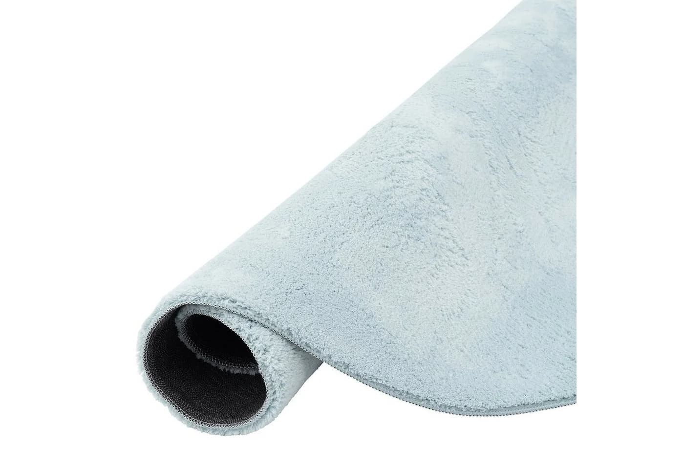 Pergamon Kinderteppich Pearl Kids Rund Blau Kunstfell - Bild 4