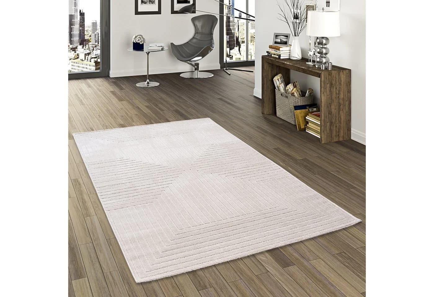 Pergamon Outdoorteppich Classy Beige Polypropylen - Bild 2