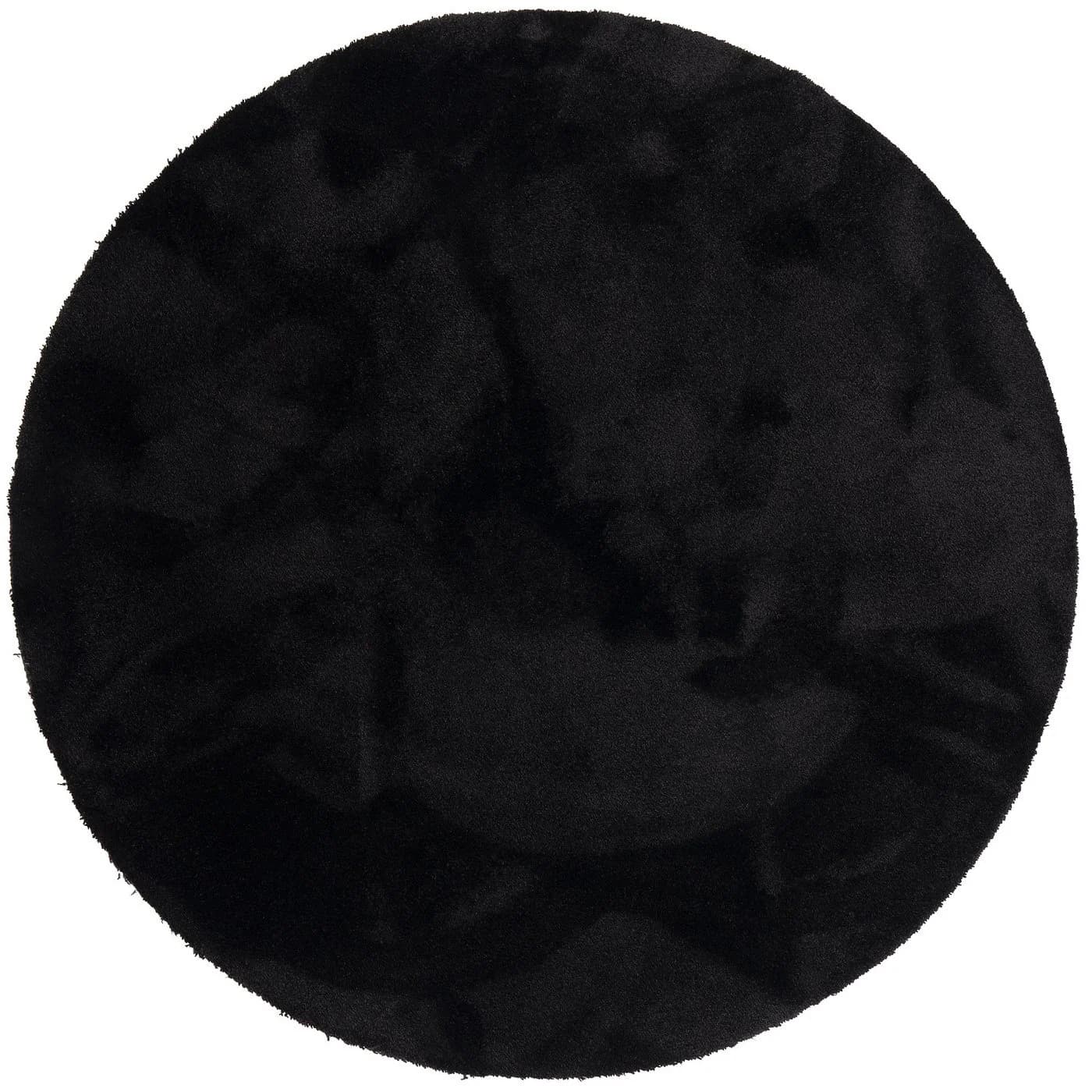 Snapstyle Livorno Hochflorteppich Schwarz 17 mm Florhöhe