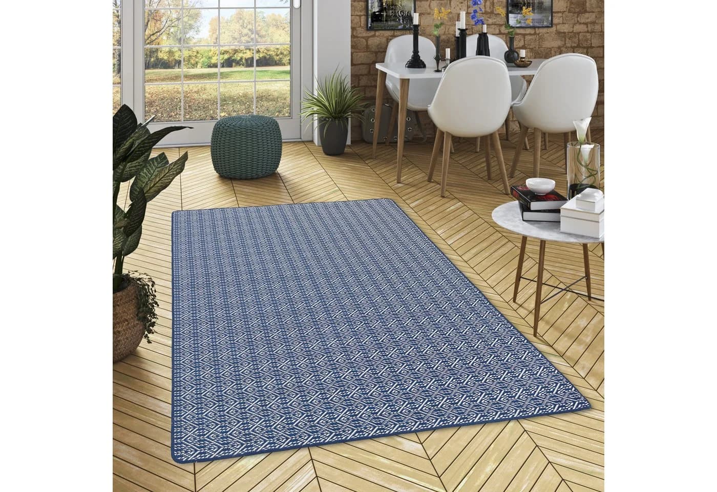 Snapstyle Outdoorteppich Cape Cod Beidseitig Blau - Bild 2