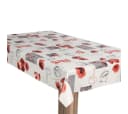 laro Wachstuch Tischdecke Mohnblumen Weiß Modern Bild 2