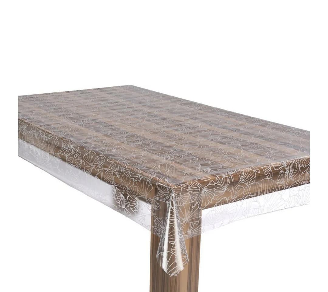laro Tischdecke Premium Line Transparent Ginko PVC - Bild 2