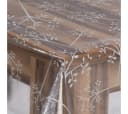 Laro Tischdecke Premium Line 0,3mm weich Transparent Zweige PVC Bild 4