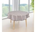 laro Runde Wachstuchtischdecke 160cm Saum-Eingefasst Kunststoff Bild 1