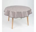 laro Runde Wachstuchtischdecke 160cm Saum-Eingefasst Kunststoff Bild 2