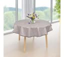 laro Runde Wachstuchtischdecke 160cm Saum-Eingefasst Kunststoff Bild 3