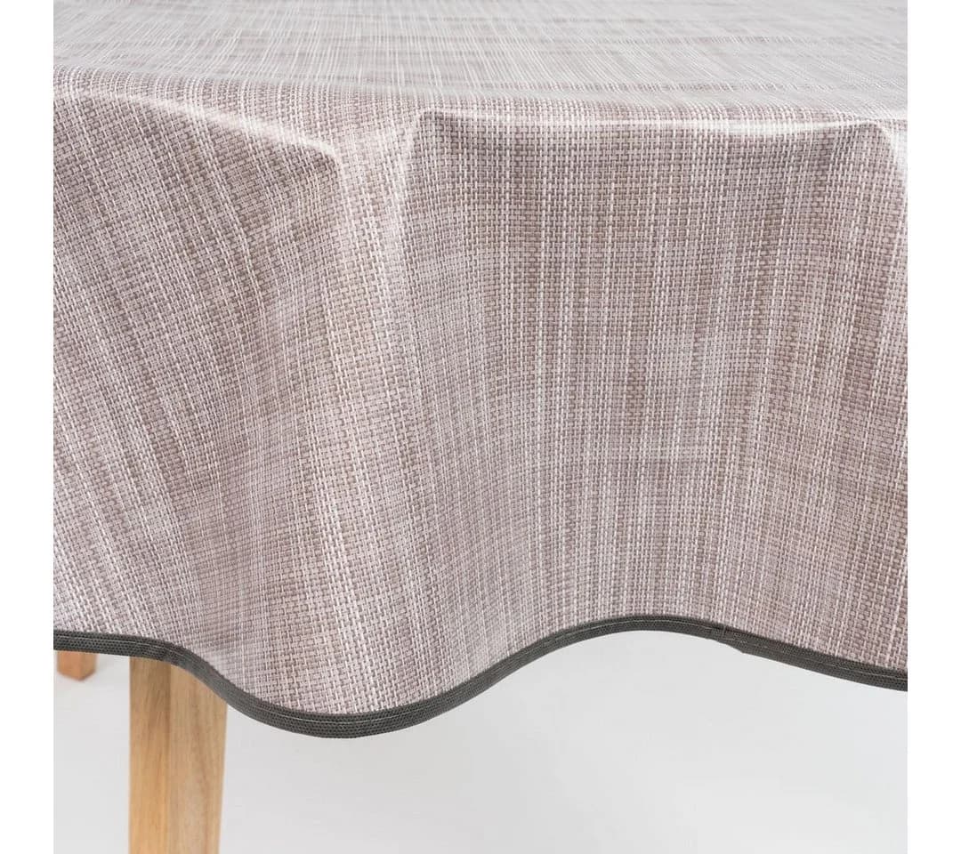 laro Runde Wachstuchtischdecke 160cm Saum-Eingefasst Kunststoff - Bild 4