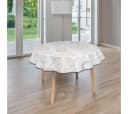 laro Wachstuchtischdecke 160cm Rund Saum-Eingefasst Bild 1