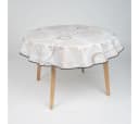 laro Wachstuchtischdecke 160cm Rund Saum-Eingefasst Bild 2