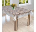 Laro Tischdecke Laro Premium Line 0,3mm weich transparente Tischdecke Folie Geblümt Bild 1