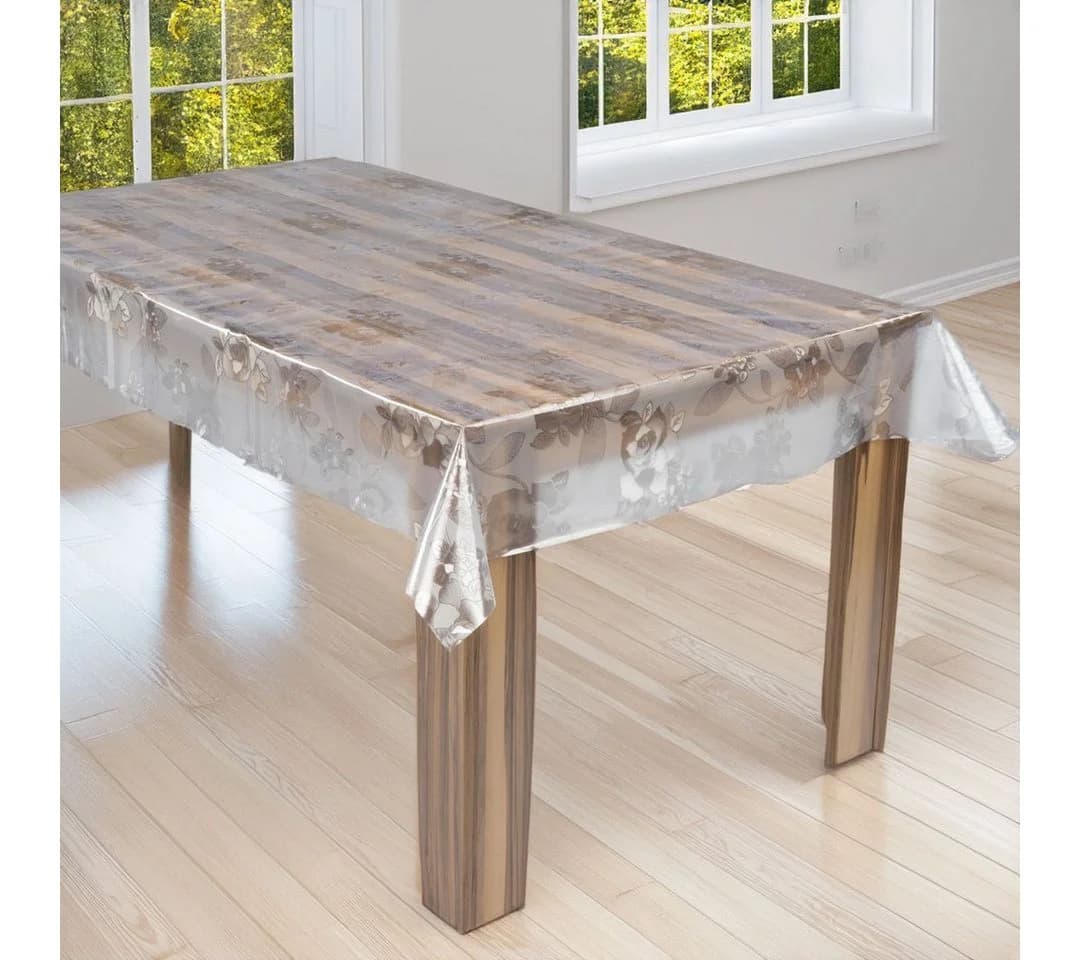 Laro Tischdecke Laro Premium Line 0,3mm weich transparente Tischdecke Folie Geblümt - Bild 2