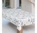 laro Wachstuch-Tischdecke Fische Nordsee Blau Maritim Bild 1