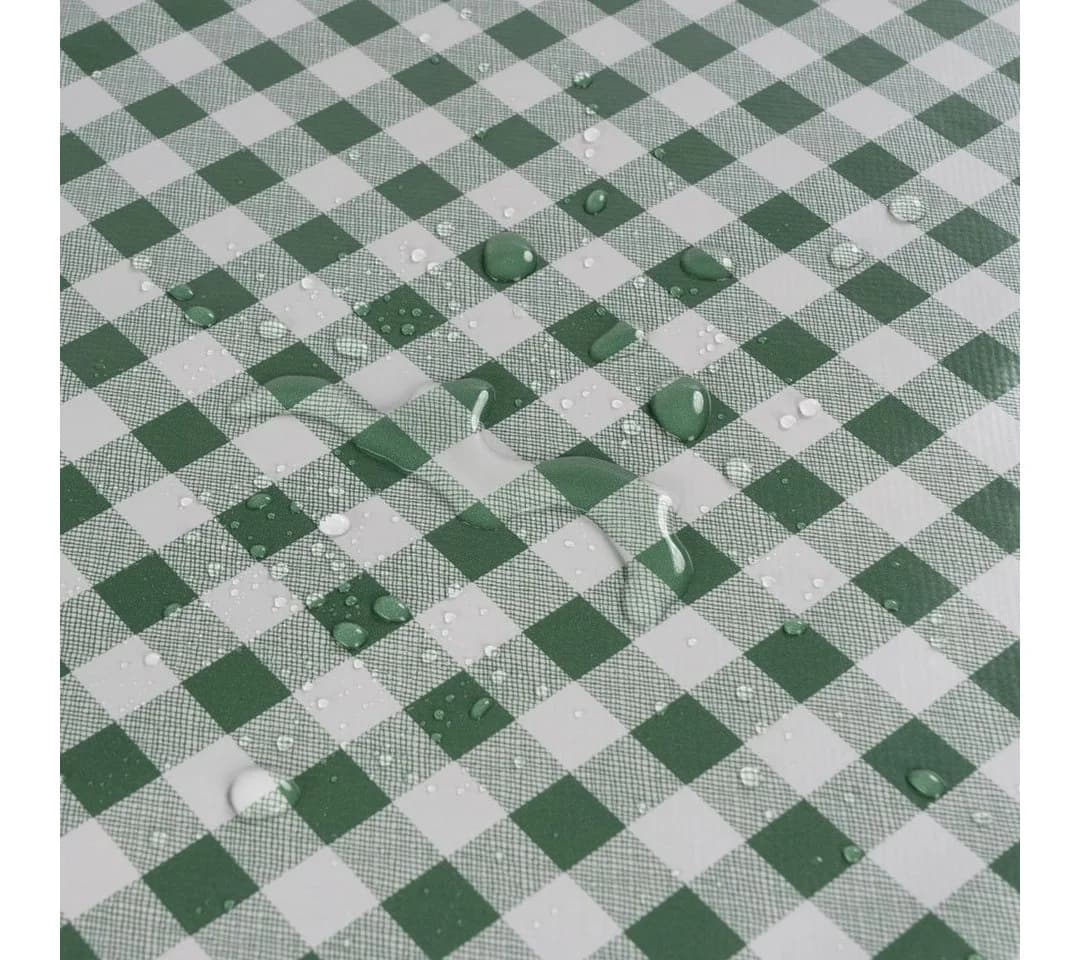 laro Wachstuch-Tischdecke Dunkelgrün Karo - Bild 5