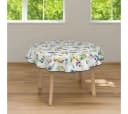 Laro Wachstuchtischdecke Rund 140 cm Abwaschbar Bild 1