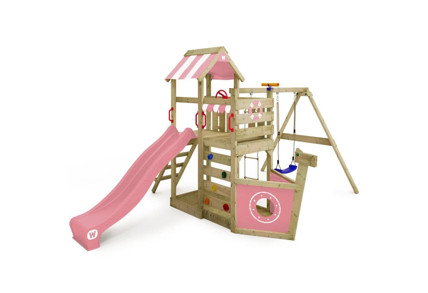 Wickey Spielturm SeaFlyer Maritimer Kinderkletterturm Schiffsoptik - Bild 2
