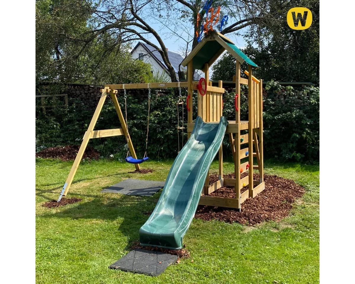 Wickey Spielturm MultiFlyer mit Schaukel, Rutsche & Sandkasten - Bild 5