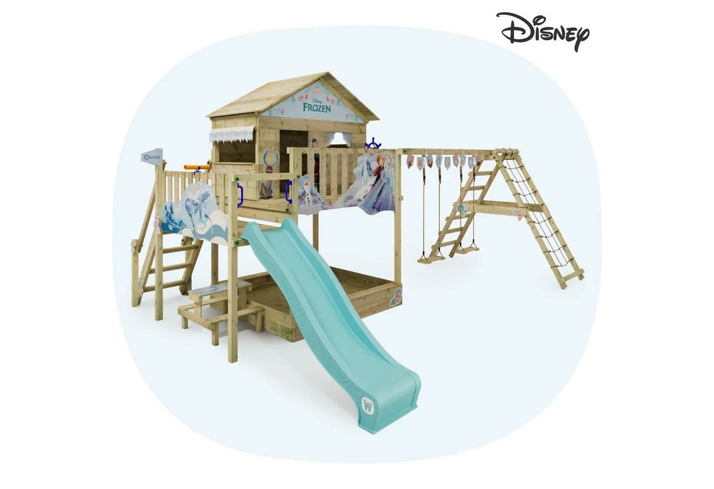 Wickey Spielturm Disney Saga Kletterturm mit Rutsche und Schaukel - Bild 2