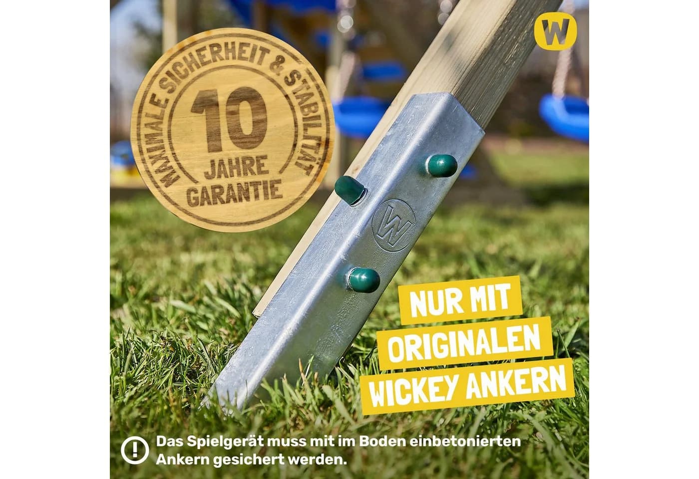 Wickey Spielturm Disney Saga Kletterturm mit Rutsche und Schaukel - Bild 3