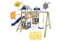 Wickey Spielturm StormFlyer Schiffsoptik Klettergerüst mit Rutsche & Kletterwand Bild 1