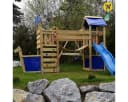 Wickey Spielturm StormFlyer Schiffsoptik Klettergerüst mit Rutsche & Kletterwand Bild 5