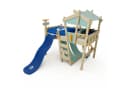 Wickey Kinderbett CrAzY Snuggy Massivholz Hochbett mit Rutsche und Spielbereich Bild 2