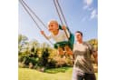 Wickey Klettergerüst SkyFlyer Spielturm mit 2 Podesten, 2 Rutschen & Doppelschaukel Bild 5