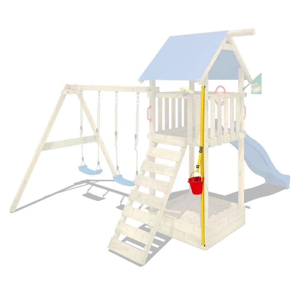 Wickey Spielturm-Spielzeugset Xtra-Lift Kinderseilzug mit Eimer für Spielgeräte - Bild 3