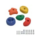 Wickey Spielturm-Erweiterung 5 Klettersteine 90 mm - Farbenfroher Spaß Bild 2