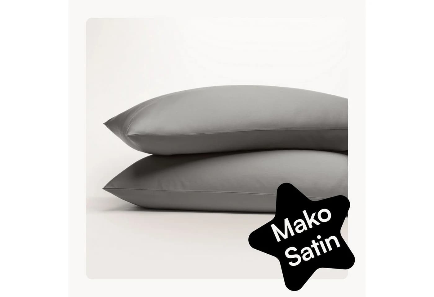Seralino Kissenbezug Mako Satin Bio-Baumwolle Fairtrade GOTS - Bild 2