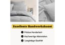 Seralino Kissenbezug Perkal 100% Bio-Baumwolle Grau Bild 1