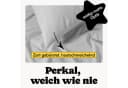 Seralino Kissenbezug Perkal 100% Bio-Baumwolle Grau Bild 3