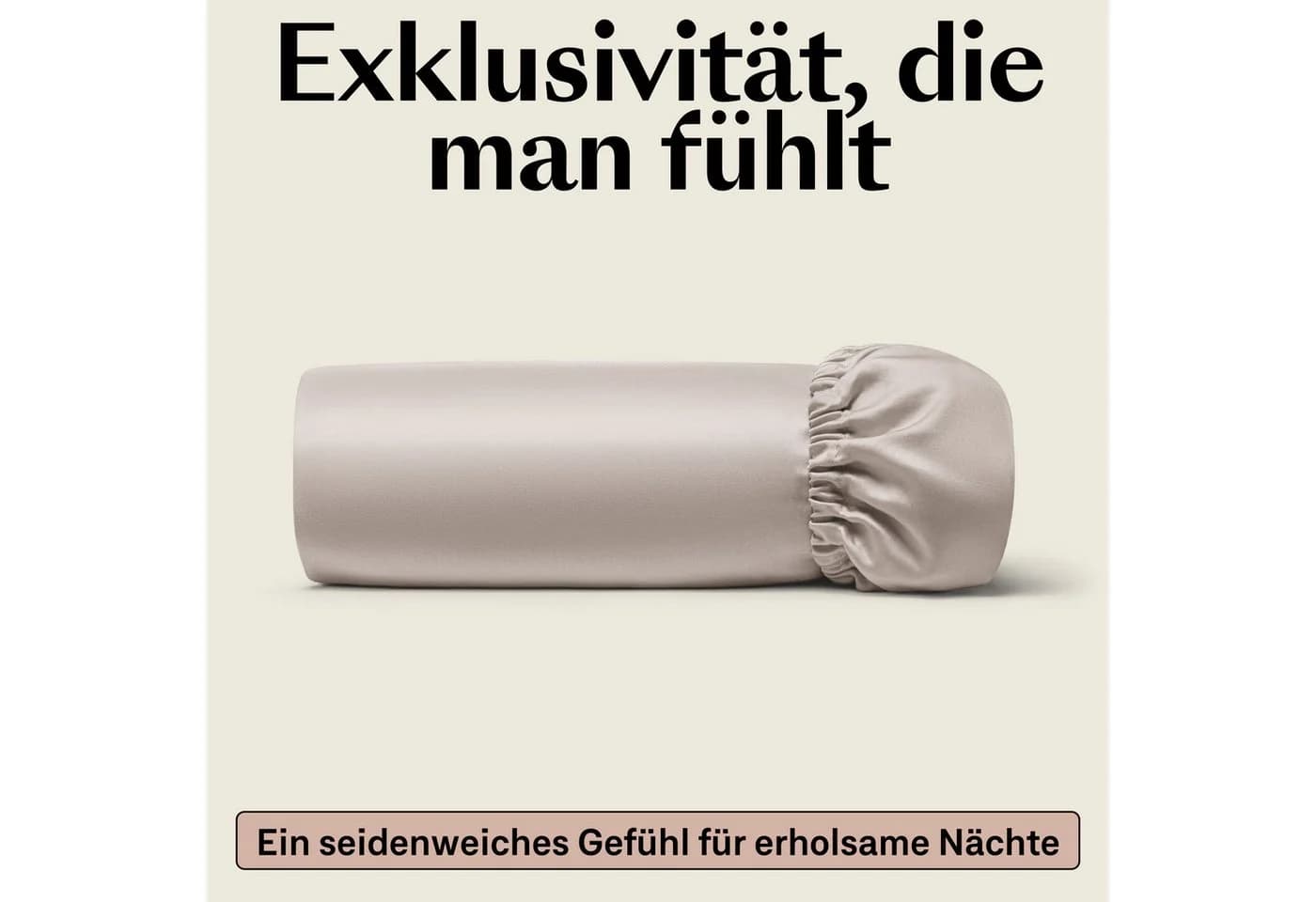 Amqua Spannbettlaken Premium Mako Satin 100% Baumwolle - Bild 5