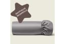Amqua Spannbettlaken Premium Mako Satin Grau 100% Baumwolle Bild 2
