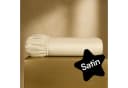Seralino Spannbettlaken Mako Satin 100% Bio-Baumwolle Beige Bild 2