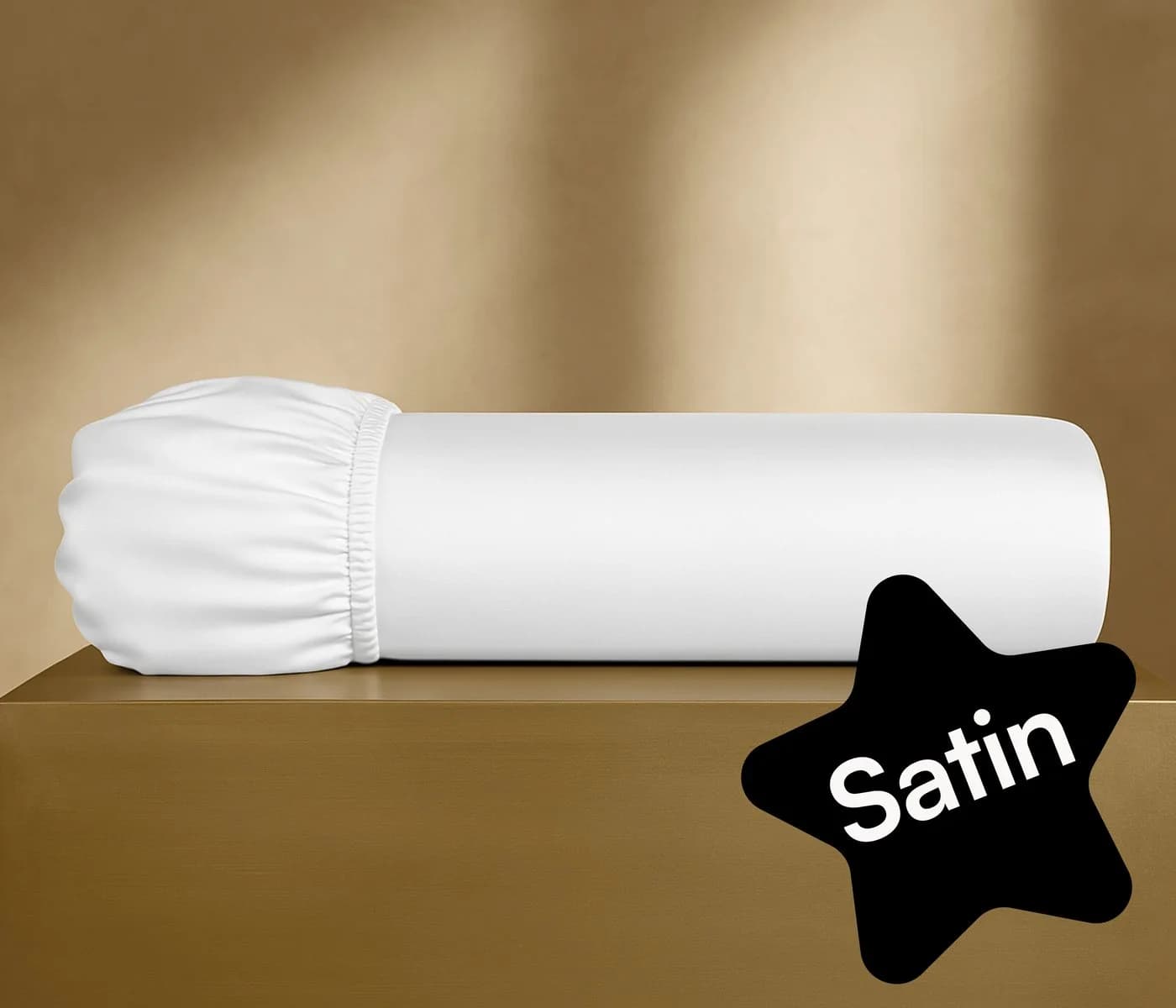 Seralino Spannbettlaken Mako Satin 100% Bio-Baumwolle Weiß - Bild 2