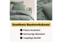 Seralino Bettwäsche Set Perkal 135x200 100% Bio Baumwolle Grün Bild 1