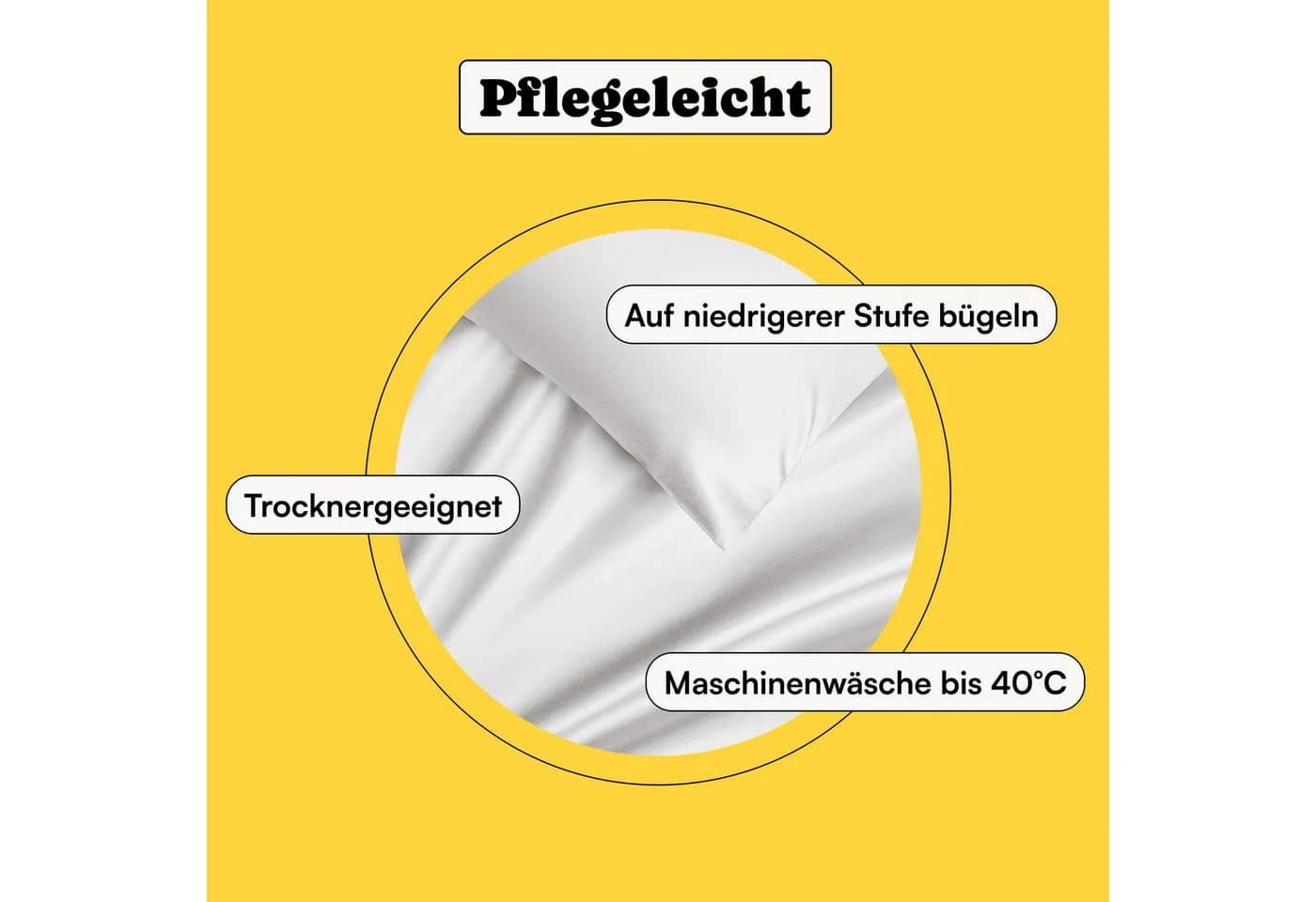 Seralino Spannbettlaken 100% Lyocell Weiß - Bild 5