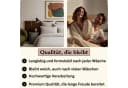 Amqua Spannbettlaken Premium Biber Flanell 100% Baumwolle Beige/Weiß Bild 4