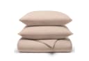 Seralino Bettwäsche Musselin 100% Bio Baumwolle Beige Bild 2
