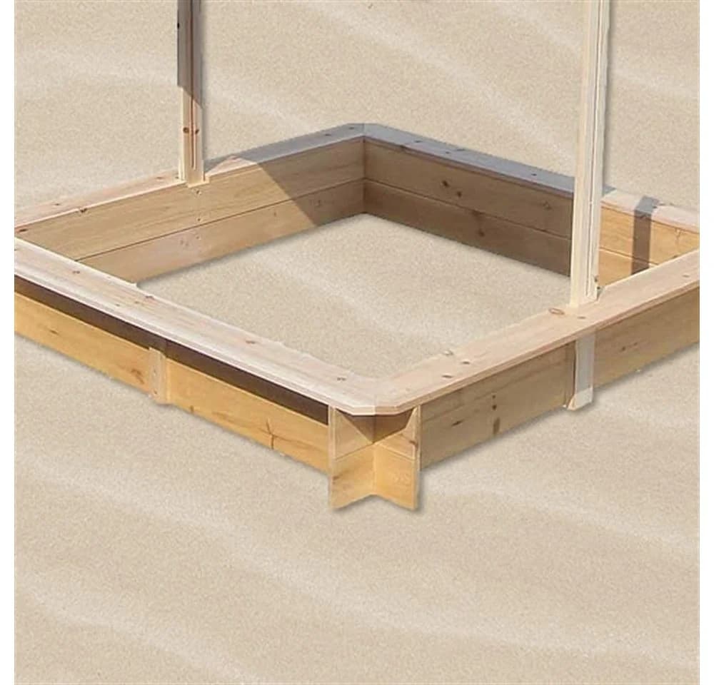 Feel2Home Sandkasten Blau Holz Dachabdeckung Spielhaus Sonnenschutz - Bild 3