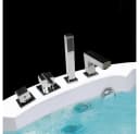Feel2Home Badewannen-Armatur 4-Loch Set Chrom mit Handbrause Bild 2