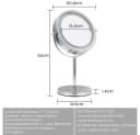 Feel2Home Kosmetikspiegel LED 10-fach Silber Bild 1